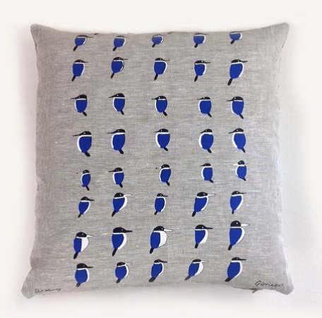 Image of screen printed cushion